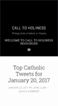 Mobile Screenshot of calltoholiness.us